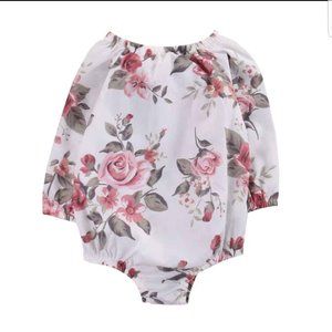 Baby girl long sleeve bodysuit